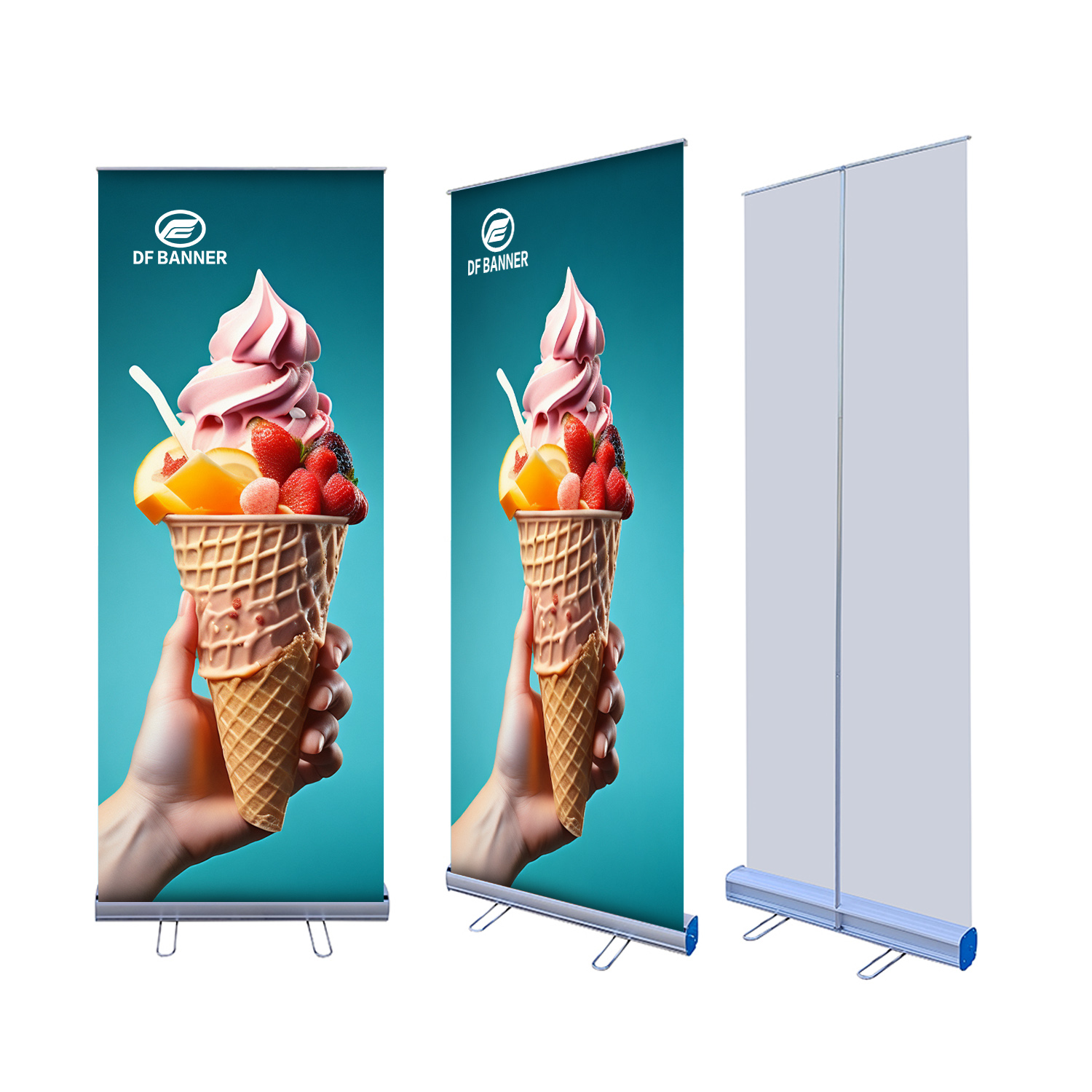 Roll Up Banner Pull Up Banner Stand Outdoor Banner Stand with Vary Size