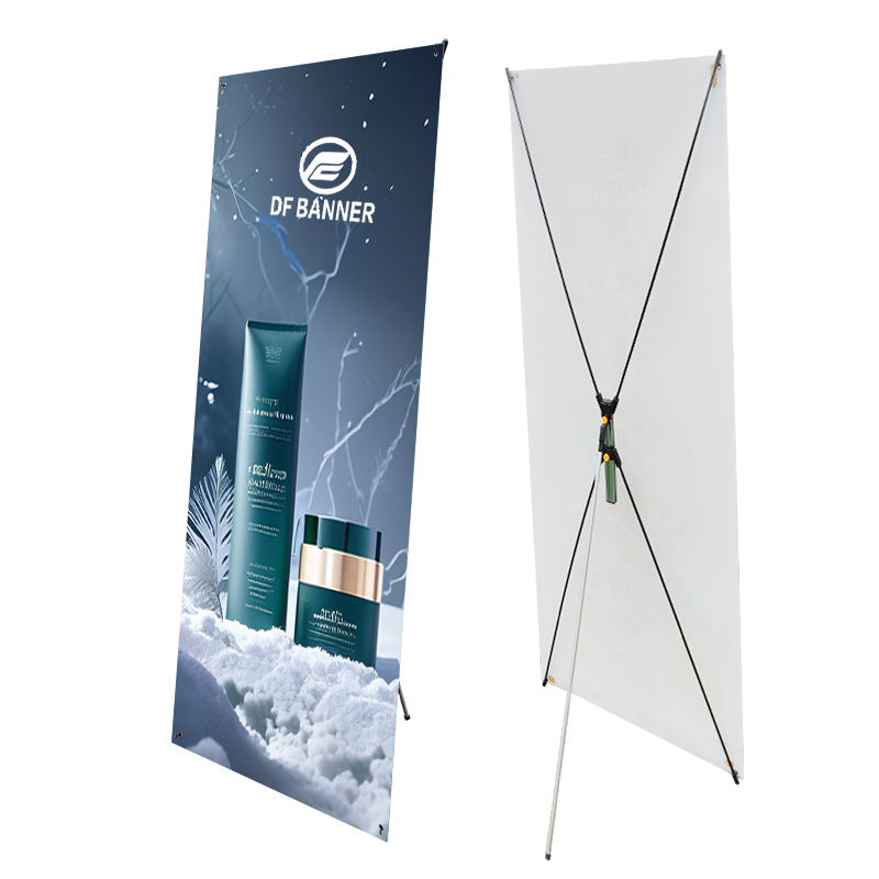 Height Adjustable X-Banner Stand Easy to Carry Poster Display Stand