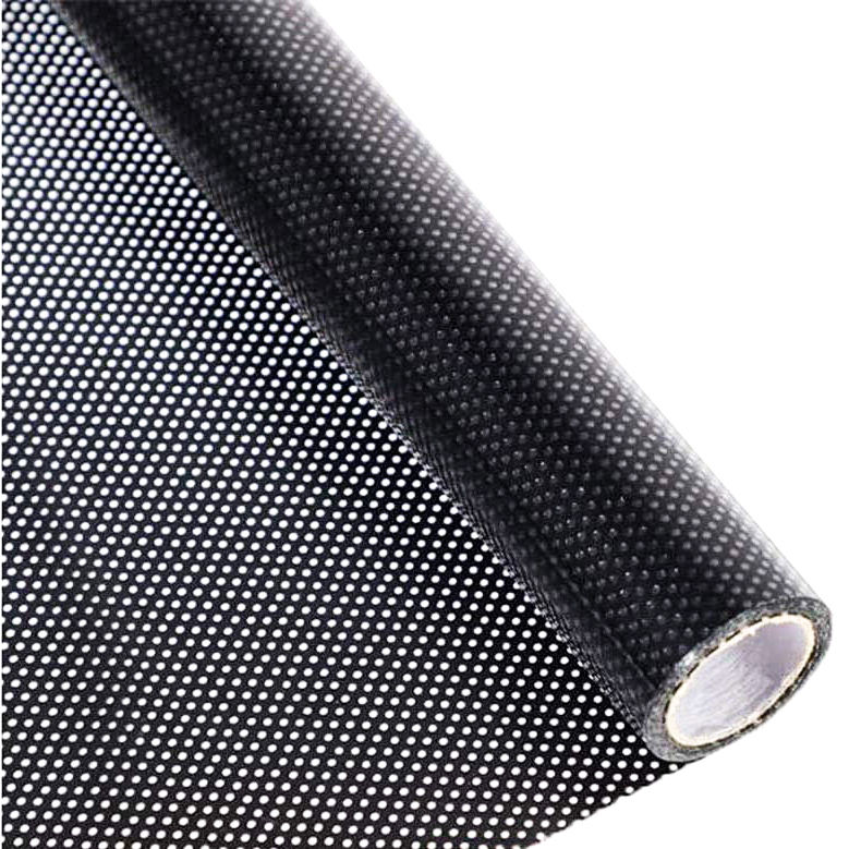 Waterproof+Eco-friendly PVC Glossy/Matte Perforated Vinyl One Way Vision Sticker Glass Window Film