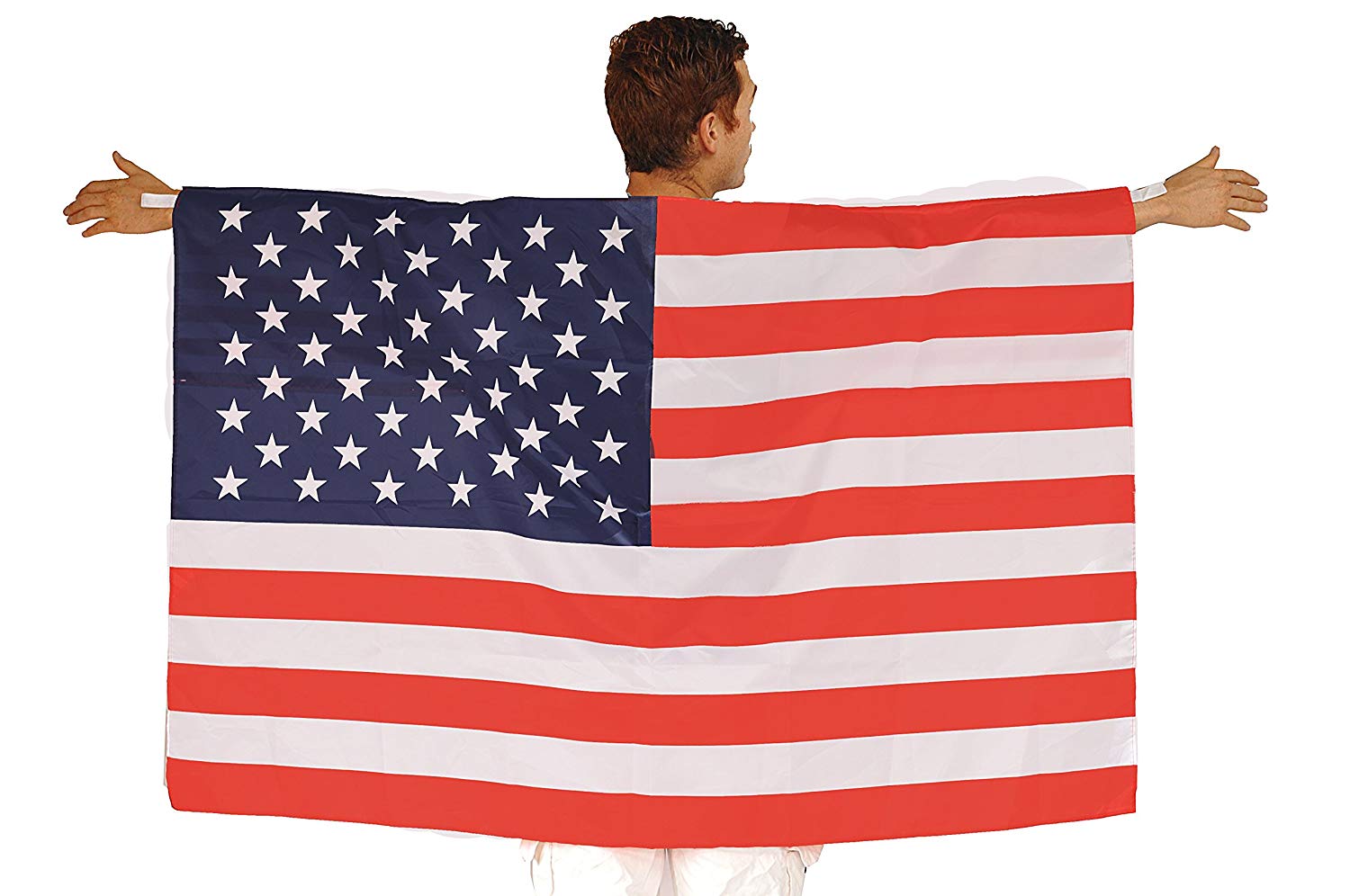 Custom Logo 3x5 American Flag National Flags With Red and Blue Stripes OEM Polyester USA Banner for Promotional Use