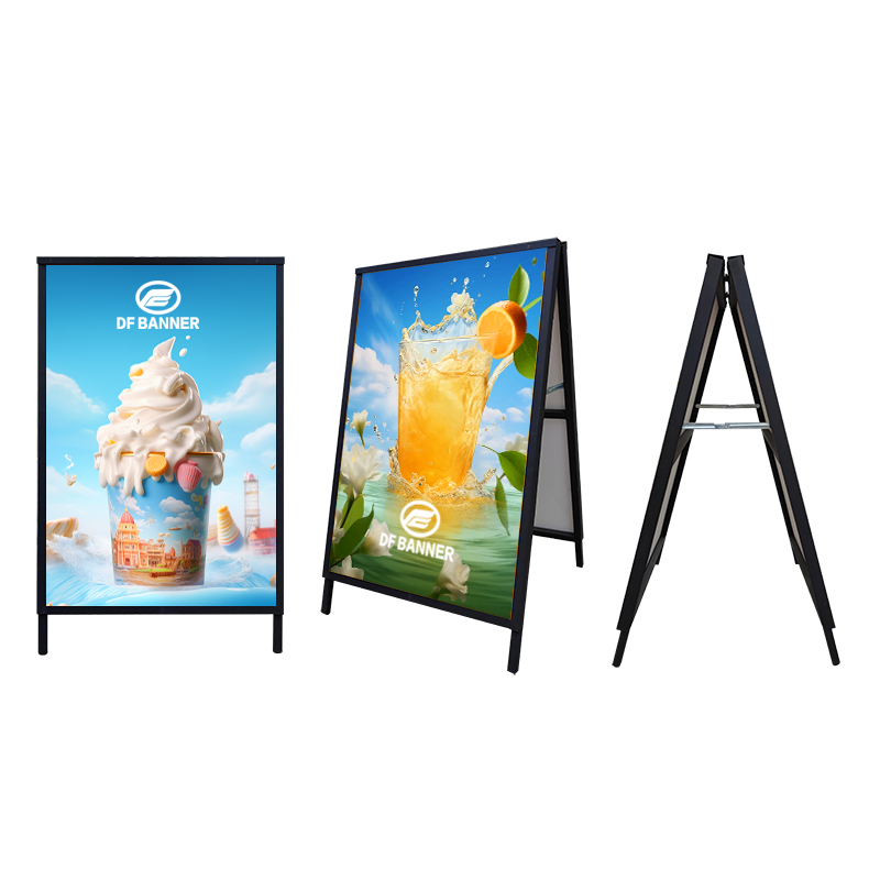 Advertising a Frame Poster Stand Banner Display a Frame Sign Outdoor Sidewalk Promotion Portable Custom a Frame Poster